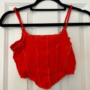 Edikted Red Corset top!